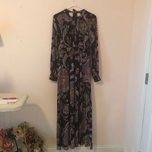 Paisley print Maxi Dress